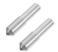 DOITOOL Dresseur de Meule en Diamant 2pcs Pointe Conique en Fer Argenté, Design Ergonomique pour Atelier et Sculpture sur Pierre, Réduit le Remplacement des Meules