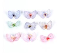 DOITOOL Élastiques à Cheveux Accessoires Élastiques en Polyester Lot de 20 pour Coiffures DIY et Tresses de Crinière Couleur Aléatoire pour Chiens et Chevaux