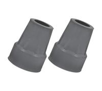 DOITOOL Embouts de Canne en Caoutchouc Antidérapants 2pcs pour Béquilles et Cannes, Remplacement Facile, Accessoires pour Personnes Handicapées, Stabilité Assurée