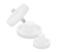 DOITOOL Engrenage pour Broyage en Plastique Blanc Remplacement des Pièces Cassées, Set 44 Dents pour à Viande et Machine à Saucisse