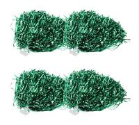 DOITOOL Ensemble de 4 Pompons de Cheerleading en Soie Fine Cryptée PVC 50 G Vert, Légers et Résistants, Accessoires pour Événements Sportifs et Esprit Scolaire pour Garçon et