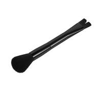 DOITOOL Ensemble de Pinceaux de Maquillage Double Embout Noir en Plastique et Nylon pour Contour du Nez et Fond de Teint, Application Multifonctionnelle pour Femmes