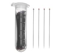 DOITOOL Ensemble d'Épingles en Acier Inoxydable Noires pour Fixation de Spécimens d'Insectes, Aiguilles d'Entomologie pour Laboratoire et Expositions, Avec Fonction Amortissement