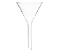 DOITOOL Entonnoir Verrerie Transparente et Lavable la Main en Verre Triangulaire Réutilisable pour Expériences Chimiques et Chimie Analytique