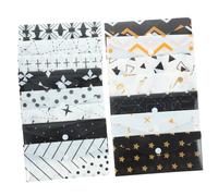 DOITOOL Enveloppes Budget PVC Noir et Autocollants Porte-cartes Multifonctionnel pour Financière et Économies Compatible Classeurs et Agendas Standard