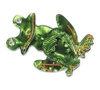 DOITOOL Épingle Grenouille Épinglette Mignonne Décorative en Acrylique et Alliage de Zinc Facile à Utiliser pour Chapeau et Châle pour Occasions Spéciales