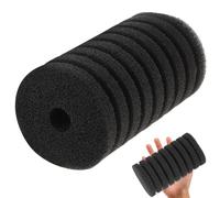 DOITOOL Éponge Filtrante pour Aquarium Noir 2pcs, Remplacement du Filtre à Eau, Mousse en Éponge Légère Installation Facile pour Accessoires de Filtre D'aquarium