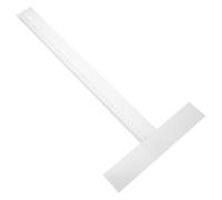 DOITOOL Équerre en T 45 CM Tête Amovible à Vis Règle de Bord en Plastique Rigide Transparente Outil de Mesure Portable pour Dessin Technique Menuiserie et Architecture