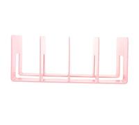 DOITOOL Etagere Livre Etagere bibliotheque Organiseur de Bureau Rose Fichier Un -Livre pour Le Bureau bibliothèque du Bureau à Domicile Stockage des Fournitures de Bureau Acrylique