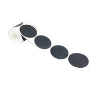 DOITOOL Étiquettes Autocollantes Rondes 5 CM Noir 120 Pcs Rouleau Autocollants pour Flacons D’Assaisonnement Étiquettes de Classification la Cuisine Adhésives pour Organisation Maison