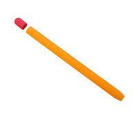 DOITOOL Étui à Stylo Pomme Cas pour Manche Porte-Stylet pour Petit Conseils Poignée Crayon Stylet pour Écran Tactile Protecteur Touche Données Couverture Accessoires Première USB Orange