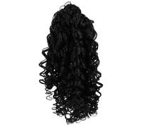 DOITOOL Extension de Queue de Cheval Bou Longue avec Cordon de Serrage Postiche Afro pour Femme Filet Respirant et Clips Sécurisés Volume Plein et Naturel