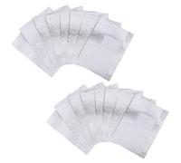 DOITOOL Feuilles D'aluminium pour Dépose de Gel Ongles, 100 Pièces, Design Flexible et Léger, pour Usage Professionnel Domicile