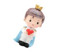 DOITOOL Figurine de Prince en Résine pour Décoration Créative de Gâteau, Ornement de Table Adorable, Accessoire de Pâtisserie pour Fête D'anniversaire, 1 Pièce, Usage Intérieur