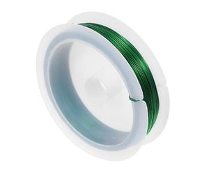 DOITOOL Fil de Fer Coloré 0,5 Mm Vert 40 M pour Bijoux et Bouquets DIY, Création Artisanale, Décoration Mariage et Fêtes, Fil Floral Polyvalent pour Loisirs Créatifs