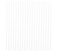 DOITOOL Fil de Fer Recouvert de Papier Blanc Assemblage Rapide Flexible 200 Pièces Surface Lisse, Lot de 200 Fils pour Tiges et Fleurs, pour Couronnes et Artisanat