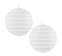 DOITOOL Filtre Remplacement Pratique pour Collecteur de Poussière D'ongles Blanc en Plastique 2pcs pour Extracteur de Poussière D'ongles, pour Manucure