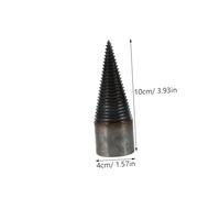 DOITOOL Foret Fendage Bois Hexagonal Robuste Outil Fendeur Bûches Compatible Perceuse Électrique Efficacité et Durabilité pour Bois de Chauffage