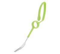 DOITOOL Fourchette Adaptative Antitremblement pour Personnes Âgées avec Manche Ergonomique en Acier Inoxydable et Plastique Léger, pour Usage Quotidien et Institutions de Soins