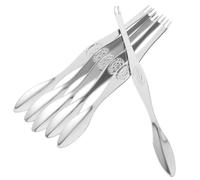 DOITOOL Fourchettes À Fruits De Mer 6 Pièces Fourchettes À Crabe Outils À Fruits De Mer Pics À En Acier Inoxydable À Homard À À s
