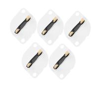 DOITOOL Fusibles Thermiques Installation Facile Lot de 5 pour Sèche-linge, Remplacement Précis en Plastique, Compatible Universellement pour Réparation D’appareil