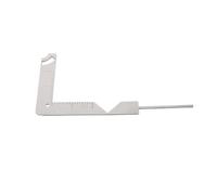 DOITOOL Gabarit de Reliure Multifonction en Acier Inoxydable - Règle de Positionnement pour Couverture de Livre, Outil de Scrapbooking et Création D’albums - Guide Précis pour Découpe