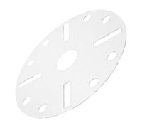 DOITOOL Gabarit Horloge Acrylique Transparent, Modèle Rond Réutilisable, Léger, Placement Précis des Chiffres, pour Menuiserie et Création de Cadrans en Bois