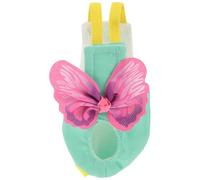 DOITOOL Gilet Volant pour Perroquet S Taille en Tissu Respirant Noeud Décoratif Rose, Harnais Léger et Solide, Adapté pour Perruches et Calopsittes, pour Activités et Sorties en Extérieur