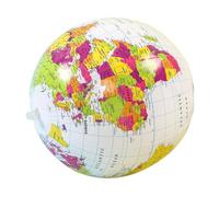 DOITOOL Globe Terrestre Gonflable En Pvc Pour Fêtes À La Plage Et À La Piscine, Grand Ballon Gonflable, Carte Du Monde En Anglais, Jouets Éducatifs Pour Enfants, De Fête