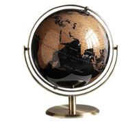 DOITOOL Globe terrestre rotatif Modèle d'apprentissage topographique détaillé - Objet décoratif interactif pour table d'étude - Élément décoratif vintage pour la maison, l'école ou