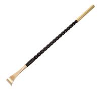 DOITOOL Gratte-dos à Long Manche en Bois et Cuivre, Outil Portable Léger pour Soulager les Chatouilles Dorsales, Design Créatif, pour Voyage D'affaires et Vie Quotidienne