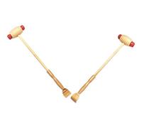 DOITOOL Grattoir de Dos en Bois 2 Pièces Masseur Manuel Portable pour Massage Musculaire Profond sans Rayer la Peau pour Bureau et Échauffements