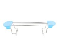 DOITOOL Grille à Sandwichs Support Maintien Chaud en Acier Inoxydable Bleu, Étagère à Compatible Grille, Accessoire la Cuisine pour Réchauffer et Toaster les Tranches, Porte-toast