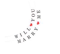 DOITOOL Guirlande en Papier « Veux-tu M’Épouser » Décorative pour Demande en Mariage Bannière Suspendue pour Voiture Décoration Romantique de Fête et Cérémonie