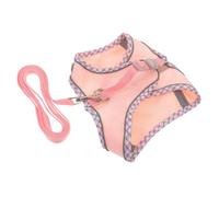 DOITOOL Harnais pour Chiot Et Chien Portable Et Ajustable avec Laisse Intégrée pour Promenades Faciles