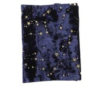 DOITOOL Housse de Bleu avec Estampage Doré Protège Fait Main Couverture avec Motif Étoile et Lune Design Aléatoire Protection pour Vos Préférés