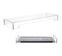 DOITOOL Housse De Clavier, Acrylique Transparent Anti-Chat Couverture De Clavier Fil 104 Touches, Protege Mécanique Couvercle De D'ordinateur, Protege Clair De pour sans