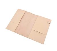DOITOOL Housse De Protection En Cuir De Vache Pour Carnet De Notes Accessoire Pour Carnet De Notes Protection Pour Journal Protection Pour Bureau Beige