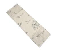 DOITOOL Housse de Protection Imprimé Fleurs Esquissées en Tissu pour Machine à Laver Protège Poussière, Décorative 30x90 Cuisine