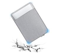 DOITOOL Housse Ordinateur Portable Grise Sacoche de Transport Portable Antichoc et Résistante Pochette de Voyage pour Femme et Homme