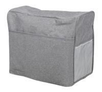 DOITOOL Housse pour Machine à Coudre Oxford Résistant à Usure Protection Imperméable avec Grandes Poches de Rangement Étui Pratique pour Machine à Coudre Domestique Gris