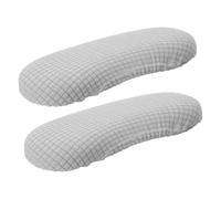 DOITOOL Housses D'Accoudoirs De Chaise De Bureau Élastiques Anti-Glisse 24X9Cm pour Protection Et Remplacement Universel De Accoudoirs De Fauteuils Et Chaises De Jeu