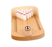 DOITOOL Jeu Éducatif pour Perroquets Mini Bowling Interactif pour Entraînement des Oiseaux Accessoire Amusant pour Intelligence des Perroquets