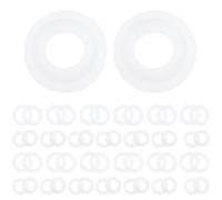 DOITOOL Joint Torique Domestique en Silicone Blanc, Lot de Set, Anneau D’étanchéité Isolant et Résistant la Chaleur, Pièces pour Appareils, Filtres et Instruments de Musique