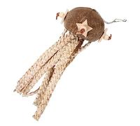 DOITOOL Jouet à Mâcher pour Oiseaux Coque De Jouet à Déchirer Suspendu pour Perroquets Accessoire De Cage pour Divertissement des Oiseaux