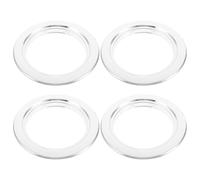 DOITOOL Kit 4 Pcs Anneaux D'entrée en Alliage D'aluminium pour Nichoirs à Perroquets, Protection Anti-Morsure, Diamètre 105 Mm, Accessoires pour Cages à Oiseaux, Reproduction et Habitat
