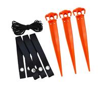 DOITOOL Kit Ancrage pour Jeunes Arbres Support Flexible pour Plantes Extérieur Complet avec Sangles et Corde pour Jardinage