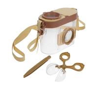 DOITOOL Kit Aventure Insectes Garçon Fille Boîte Observation avec Loupe et Pincette Exploration Nature Extérieure et Portable pour Garçons et Filles Amateurs Insectes