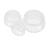 DOITOOL Kit de 3 Ventouses en Silicone pour Massage à Domicile, Création de Succion, Ensemble Pratique pour Soulager Douleurs et Tensions