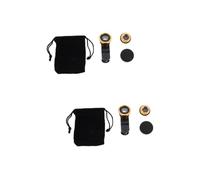 DOITOOL Kit de 4 Objectifs Grand Angle pour Téléphone Fisheye Macro pour Smartphones Et Tablettes